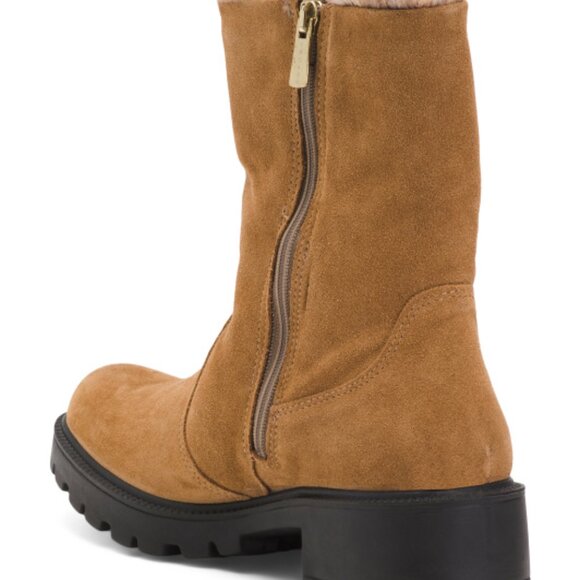 NEW IGI&CO Made In Italy Suede Booties Caramel for women 561mn - Picture 5 of 5